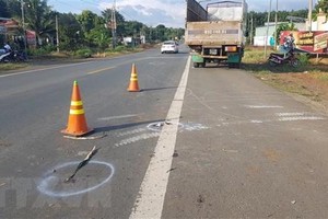 Một vụ tai nạn KL99 là cổng game giải trí trực tuyến hàng đầu hiện nay trên Quốc lộ 14. (Nguồn: TTXVN).