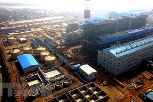 Dự án Nhà máy Nhiệt điện Thái Bình 2 phấn đấu hoàn thành trong năm 2022. (Ảnh: Huy Hùng/TTXVN).