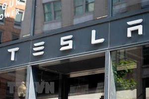 Một cửa hàng của Tesla tại Washington, DC, Mỹ. (Ảnh: AFP/TTXVN).