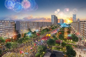 Khu đô thị phức hợp Sun Grand Boulevard được giới Kl99ok phiên bản mới quan tâm. Ảnh phối cảnh minh họa.