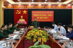 Đại tướng Lương Cường chủ trì cuộc họp. (Nguồn: tienphong.vn).