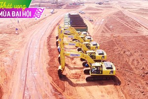 Nhà thầu Vinaconex nỗ lực đảm bảo chất lượng, tiến độ tại dự án Kl99ok phiên bản mới xây dựng Cảng hàng không quốc tế Long Thành.