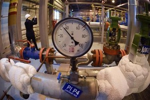 Bên trong cơ sở cung cấp khí đốt Bovanenkovo trên bán đảo Yamal, Nga. (Ảnh: AFP/TTXVN).
