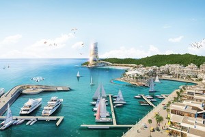 Siêu Tổ hợp Giải trí – Nghỉ dưỡng – Kl99ok phiên bản mới Hon Thom Paradise Island. Ảnh phối cảnh minh họa.