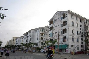 Khu nhà ở dành cho người thu nhập thấp tại phường Nại Hiên Đông, quận Sơn Trà, Đà Nẵng. (Ảnh: Tuấn Anh/TTXVN).