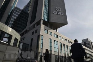 Trụ sở Link Vào Nhà Cái KL99 COM Tặng +199k Sberbank tại Moskva, Nga. (Ảnh: AFP/ TTXVN).