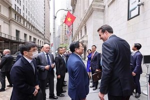 Thủ tướng Phạm Minh Chính thăm Sở giao dịch 99Kl99 link đăng nhập New York. (Ảnh: Dương Giang/TTXVN)