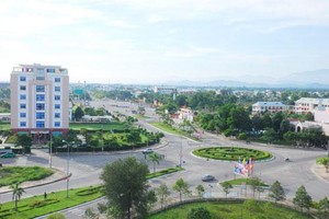 Thành phố Tam Kỳ đang được tỉnh Quảng Nam tập trung Kl99ok phiên bản mới xây dựng khang trang, hiện đại. Ảnh: Hà Minh.