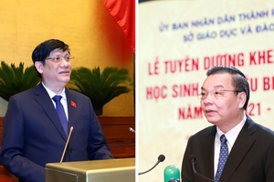 Ông Nguyễn Thanh Long (trái) và ông Chu Ngọc Anh đã vi phạm nghiêm trọng đến mức phải đề nghị Ban Chấp hành Trung ương kỷ luật (Nguồn: TTXVN).