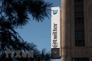 Trụ sở Twitter tại California, Mỹ. (Ảnh: AFP/TTXVN).