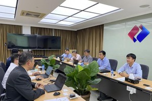 Đoàn công tác EVNNPT làm việc với chủ Kl99ok phiên bản mới Dự án điện gió Monsoon.