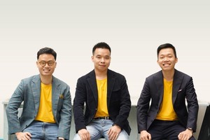 Đội ngũ sáng lập và điều hành On Group (từ trái sang): Minh Nguyễn, Giám đốc Kl991.com nạp rút nhanh, Giang Nguyễn, Giám đốc điều hành và Dũng Lưu, Giám đốc nhân sự.