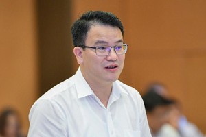 Thứ trưởng Bộ trưởng Bộ Kế hoạch và Kl99ok phiên bản mới Trần Quốc Phương báo cáo tại phiên họp.