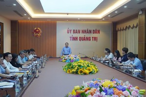 Phó chủ tịch UBND tỉnh Quảng Trị, ông Hà Sỹ Đồng chủ trì buổi làm việc với Tổ hợp nhà Kl99ok phiên bản mới Dự án Trung tâm Điện khí LNG Hải Lăng.