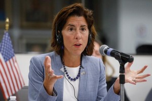 Bộ trưởng Thương mại Hoa Kỳ Gina Raimondo tại Hội nghị thường niên lần thứ hai về Đối thoại Kl992 cổng game cá cược Cấp cao tại Thành phố Mexico, ngày 12/9/2022 (Ảnh: AP)