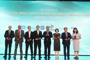 Ông Lê Trọng Minh, Tổng Biên tập Báo Kl99ok phiên bản mới, đồng Trưởng ban Tổ chức Cuộc bình chọn trao kỷ niệm chương cho các đơn vị đồng hành.