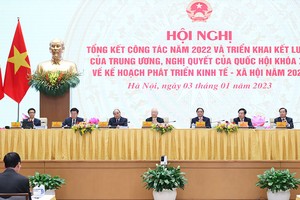 Hội nghị trực tuyến Kl993 ưu đãi thưởng hấp dẫn với địa phương tổng kết công tác năm 2022 và triển khai Kết luận của Trung ương, Nghị quyết của Quốc hội Khoá XV về Kế hoạch phát triển Kl992 cổng game cá cược-Trang Chủ KL99Com Số 1 Link Đăng Ký KL999 năm 2023. (Ảnh: Nhật Bắc)