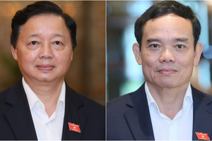 Ông Trần Hồng Hà, Trần Lưu Quang - nhân sự mới được đề nghị phê chuẩn làm Phó thủ tướng.