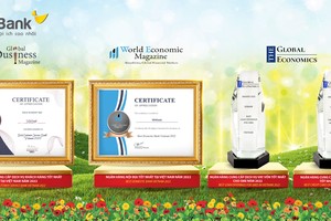 HDBank "thắng lớn" 4 giải thưởng quốc tế về chất lượng dịch vụ