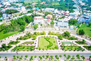 Khu hành chính huyện Tịnh Biên. (Ảnh: Báo An Giang)