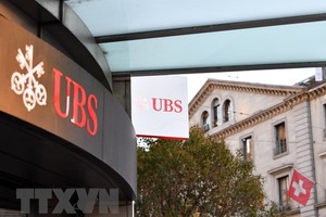 Biểu tượng Link Vào Nhà Cái KL99 COM Tặng +199k UBS tại Geneva, Thụy Sĩ, ngày 20/3/2023. (Ảnh: THX/TTXVN).
