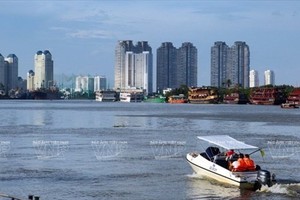 Bến Bạch Đằng. (Ảnh: Báo ảnh Việt Nam/Vietnam+).