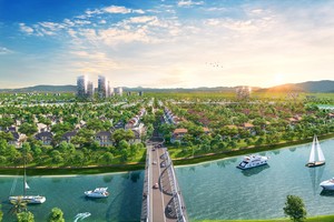 Dự án khu đô thị cao cấp Sunneva Island biệt lập trên đảo Đồng Nò ở Đông Nam Đà Nẵng. Ảnh minh họa.