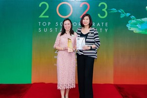 PNJ đứng đầu Top 50 Kl991.com World Cup 2026 Chính Thức bền vững của năm 2023. Ảnh: Đức Thưởng.