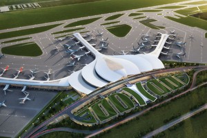 Cuối tháng 8/2023, gói thầu lớn nhất của dự án sân bay Long Thành đã được khởi công.