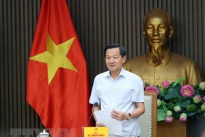 Phó Thủ tướng Lê Minh Khái làm Trưởng ban Chỉ đạo xây dựng Đề án Trung tâm Kl991.com nạp rút nhanh khu vực và quốc tế. (Ảnh: An Đăng/TTXVN)