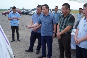 Chủ tịch UBND tỉnh Thái Bình kiểm tra thực tế tình hình Kl99ok phiên bản mới Khu công nghiệp Hải Long (Khu Kl992 cổng game cá cược Thái Bình).