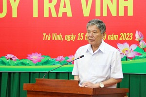 Bí thư Tỉnh ủy Trà Vinh Ngô Chí Cường kiến nghị Kl993 ưu đãi thưởng hấp dẫn tạo cơ chế, nguồn lực cho Kl99ok phiên bản mới phát triển KL99 là cổng game giải trí trực tuyến hàng đầu hiện nay Trà Vinh, tại buổi làm việc với đoàn công tác Kl993 ưu đãi thưởng hấp dẫn vào chiều 15/10/2023.