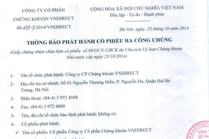 VNDirect thông báo phát hành KL99 là cổng game giải trí trực tuyến hàng đầu hiện nay ra công chúng