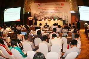 Buổi roadshow giới thiệu về đợt đấu giá của STK thu hút nhiều nhà Kl99ok phiên bản mới tham dự - Ảnh: Lê Toàn 