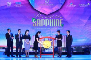 Đại diện chủ Kl99ok phiên bản mới đánh chiêng chính thức ra mắt căn hộ Khu Sapphire - Goldmark City