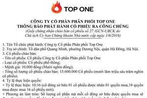 TOP ONE thông báo phát hành KL99 là cổng game giải trí trực tuyến hàng đầu hiện nay ra công chúng