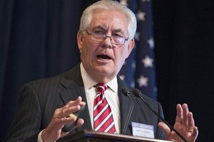 Tân Ngoại trưởng Mỹ Rex Tillerson. Ảnh: AFP
