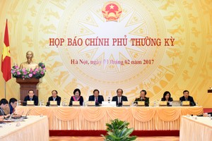 Toàn cảnh phiên họp báo Kl993 ưu đãi thưởng hấp dẫn thường kỳ tháng 1/2017. Ảnh: VGP/Nhật Bắc 