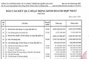 IDI công bố kết quả hoạt động Kl992 VIP Trang Chủ 2026 hợp nhất năm 2016