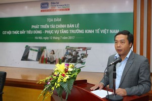 Ông Lê Trọng Minh, Tổng Biên tập Báo Kl99ok phiên bản mới phát biểu khai mạc buổi Tọa đàm
