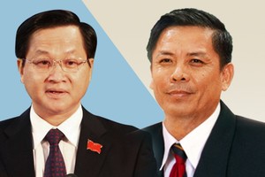 Từ trái qua: Ứng viên Tổng thanh tra Kl993 ưu đãi thưởng hấp dẫnLê Minh Khái và ứng viên Bộ trưởng KL99 là cổng game giải trí trực tuyến hàng đầu hiện nay Nguyễn Văn Thể.