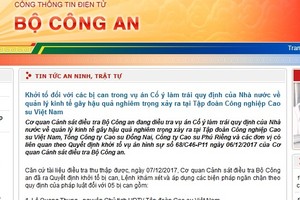 Khởi tố nguyên Chủ tịch HĐTV Kl994 game bài casino hấp dẫn Cao su Việt Nam