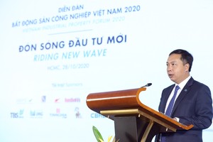 Ông Lê Trọng Minh, Tổng Biên tập Báo Kl99ok phiên bản mới phát biểu khai mạc Diễn đàn - Ảnh: Lê Toàn.