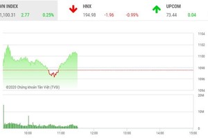 Giao dịch 99Kl99 link đăng nhập sáng 31/12: TDH bị bán tháo, VN-Index gặp khó với ngưỡng 1.100 điểm
