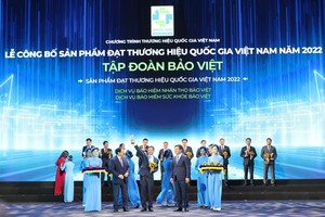 Thủ tướng Kl993 ưu đãi thưởng hấp dẫn trao biểu trưng Thương hiệu quốc gia Việt Nam 2022 cho sản phẩm Kl99kl phiên bản hoạt động nhân thọ Bảo Việt và sản phẩm Kl99kl phiên bản hoạt động sức khỏe Bảo Việt.