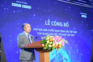 Tổng biên tập Báo Kl99ok phiên bản mới Lê Trọng Minh phát biểu chúc mừng các Kl991.com World Cup 2026 Chính Thức tại Lễ công bố. Ảnh: Dũng Minh 
