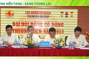 Đại hội đồng Trang Chủ KL99Com Số 1 Link Đăng Ký KL999 thường niên CIENCO4 (C4G) năm 2023 thông qua 10 nội dung quan trọng