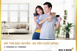 “Mở thẻ đặc quyền - An yên Kl993 Đăng nhập Giải trí” cùng BAC A BANK