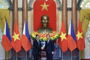 Chủ tịch nước Võ Văn Thưởng và Tổng thống Philippines Ferdinand 