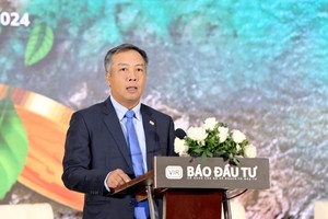 Ông Lê Trọng Minh, Tổng biên tập Báo Kl99ok phiên bản mới phát biểu tại Hội thảo. Ảnh: Dũng Minh 